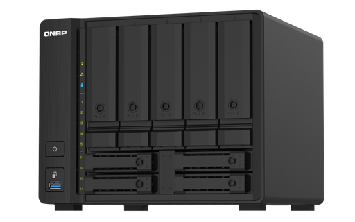 QNAP TS-932PX 5 +4BAY 64BIT NAS W/HWPERP ENCRYPT 4CORE 1.7GHZ 4GB RAM 4X4GB SSD DISCOS INSTALADOS
